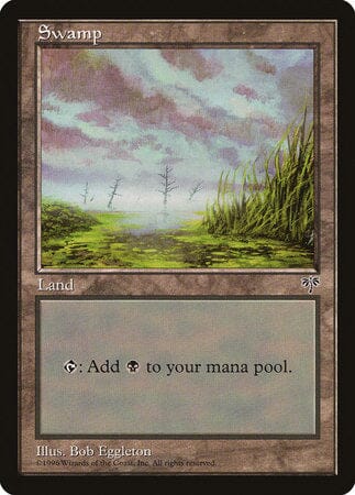 Swamp (Tall Grass) [Mirage] MTG Single Magic: The Gathering  | Multizone: Comics And Games