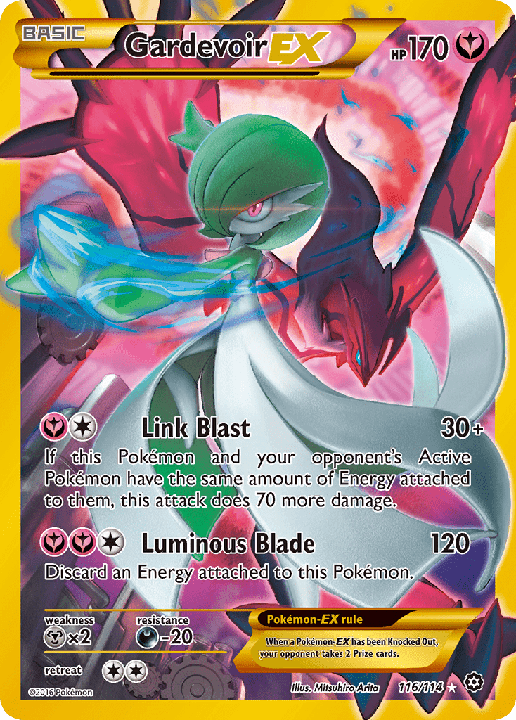 Gardevoir EX (116/114) [XY: Steam Siege] Pokemon Single Pokémon  | Multizone: Comics And Games