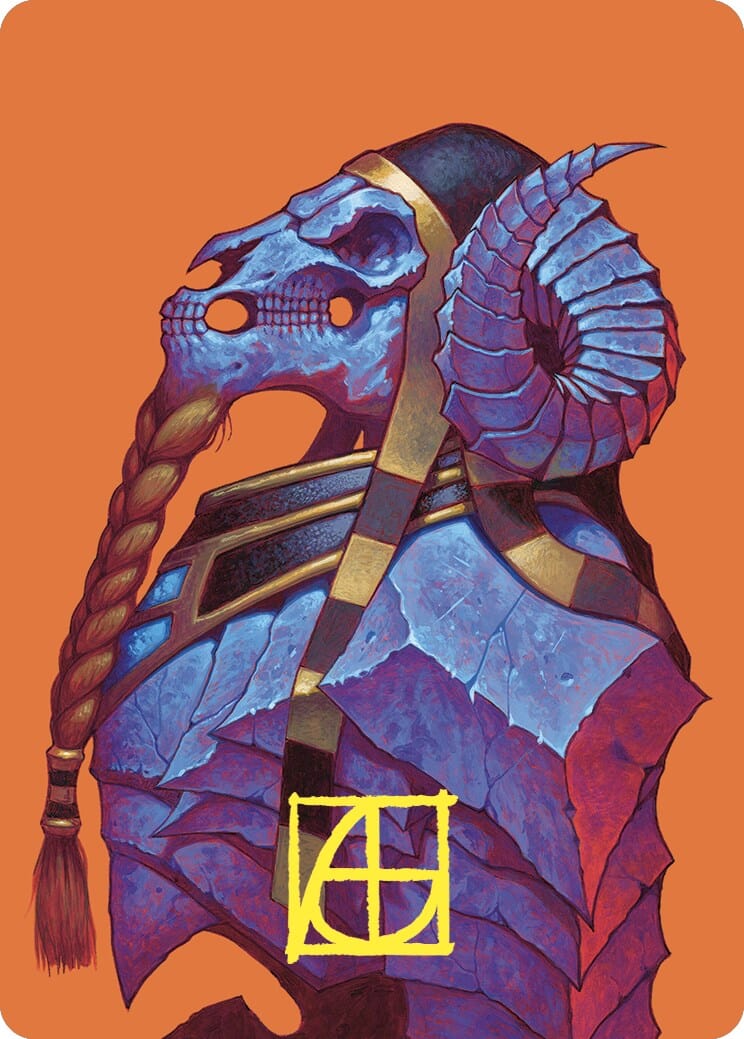Neheb, the Eternal Art Card (Gold-Stamped Signature) [Commander Masters Art Series] MTG Single Magic: The Gathering  | Multizone: Comics And Games