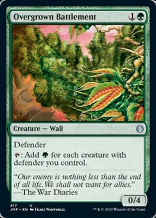 Overgrown Battlement [Jumpstart] MTG Single Magic: The Gathering  | Multizone: Comics And Games