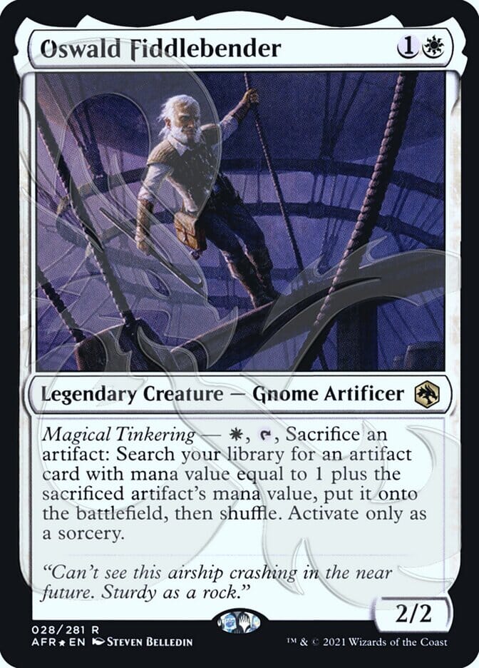 Oswald Fiddlebender (Ampersand Promo) [Dungeons & Dragons: Adventures in the Forgotten Realms Promos] MTG Single Magic: The Gathering  | Multizone: Comics And Games