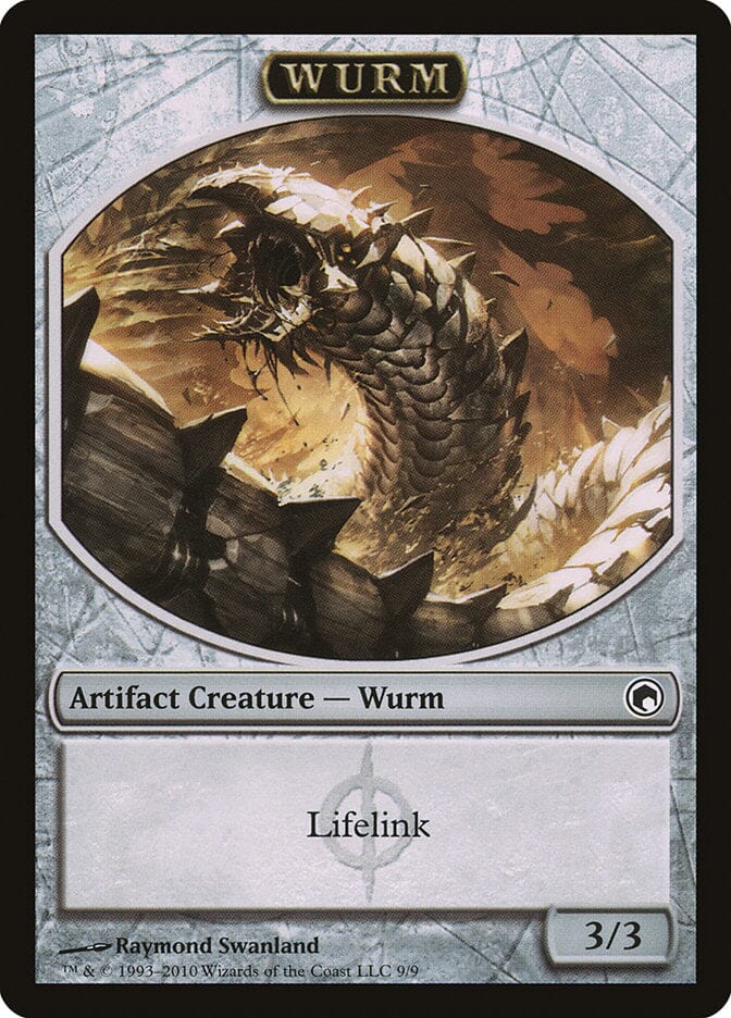 Wurm (Lifelink) [Scars of Mirrodin Tokens] MTG Single Magic: The Gathering  | Multizone: Comics And Games