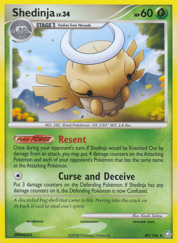 Shedinja (40/146) [Diamond & Pearl: Legends Awakened] Pokemon Single Pokémon  | Multizone: Comics And Games