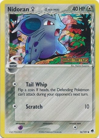 Nidoran (56/101) (Female) (Delta Species) (Stamped) [EX: Dragon Frontiers] Pokemon Single Pokémon  | Multizone: Comics And Games