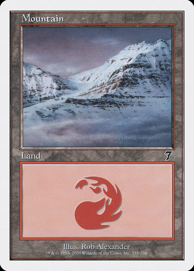 Mountain (338) [Seventh Edition] MTG Single Magic: The Gathering  | Multizone: Comics And Games