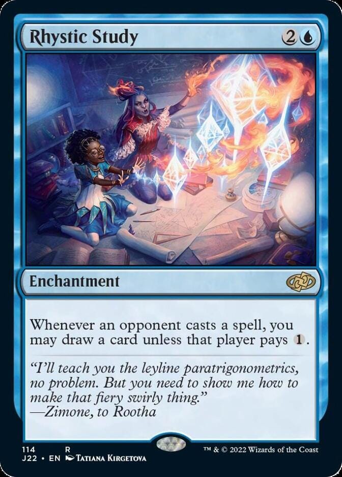 Rhystic Study [Jumpstart 2022] MTG Single Magic: The Gathering  | Multizone: Comics And Games