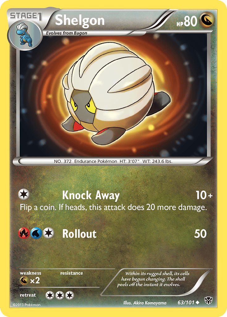 Shelgon (63/101) [Black & White: Plasma Blast] Pokemon Single Pokémon  | Multizone: Comics And Games