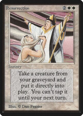 Resurrection [Limited Edition Beta] MTG Single Magic: The Gathering  | Multizone: Comics And Games
