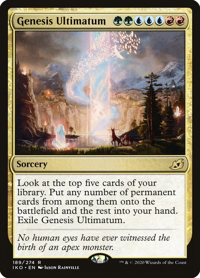 Genesis Ultimatum [Ikoria: Lair of Behemoths] MTG Single Magic: The Gathering  | Multizone: Comics And Games