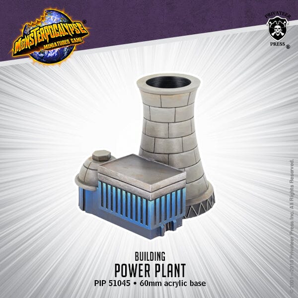 Power plant Miniatures|Figurines Multizone  | Multizone: Comics And Games
