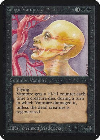 Sengir Vampire [Limited Edition Alpha] MTG Single Magic: The Gathering  | Multizone: Comics And Games