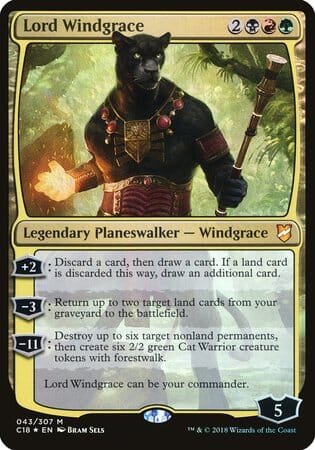 Lord Windgrace (Commander 2018) [Commander 2018 Oversized] MTG Single Magic: The Gathering  | Multizone: Comics And Games