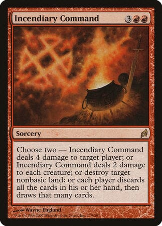 Incendiary Command [Lorwyn] MTG Single Magic: The Gathering  | Multizone: Comics And Games