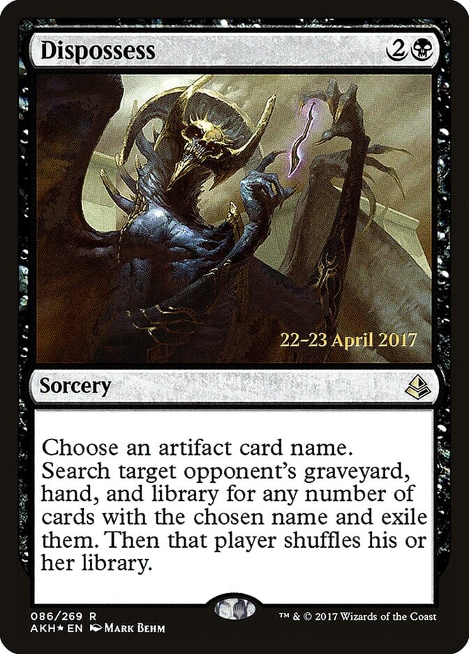 Dispossess [Amonkhet Prerelease Promos] MTG Single Magic: The Gathering  | Multizone: Comics And Games