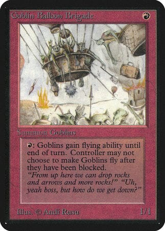 Goblin Balloon Brigade [Limited Edition Alpha] MTG Single Magic: The Gathering  | Multizone: Comics And Games