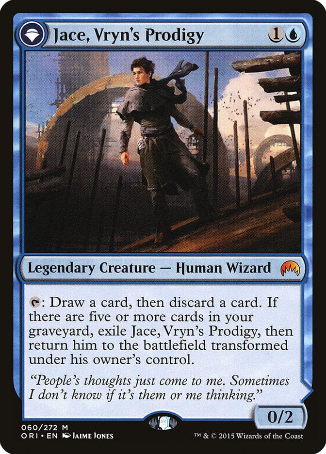Jace, Vryn's Prodigy // Jace, Telepath Unbound [Magic Origins] MTG Single Magic: The Gathering  | Multizone: Comics And Games