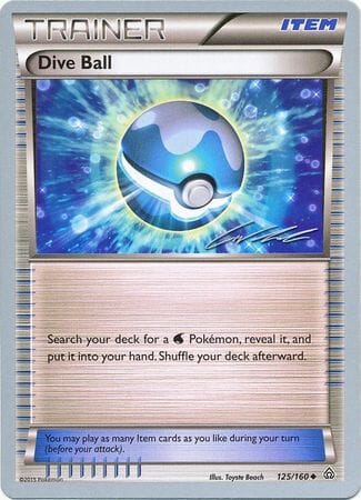 Dive Ball (125/160) (Ninja Blitz - Cody Walinski) [World Championships 2016] Pokemon Single Pokémon  | Multizone: Comics And Games