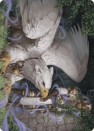 Dutiful Griffin Art Card [Wilds of Eldraine Art Series] MTG Single Magic: The Gathering  | Multizone: Comics And Games