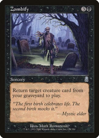 Zombify [Odyssey] MTG Single Magic: The Gathering  | Multizone: Comics And Games