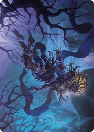 Sleep-Cursed Faerie Art Card [Wilds of Eldraine Art Series] MTG Single Magic: The Gathering  | Multizone: Comics And Games