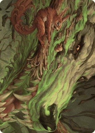 Leaping Ambush Art Card [Wilds of Eldraine Art Series] MTG Single Magic: The Gathering  | Multizone: Comics And Games