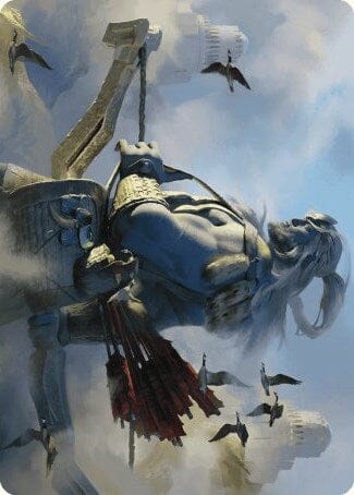 Skybeast Tracker Art Card [Wilds of Eldraine Art Series] MTG Single Magic: The Gathering  | Multizone: Comics And Games