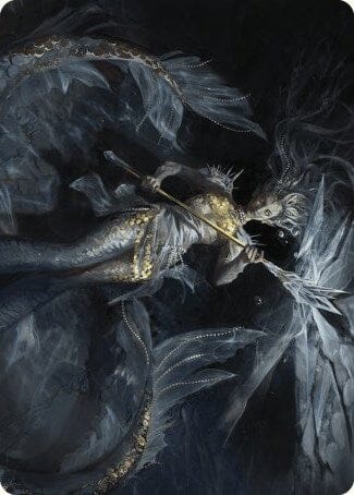 Sharae of Numbing Depths Art Card [Wilds of Eldraine Art Series] MTG Single Magic: The Gathering  | Multizone: Comics And Games