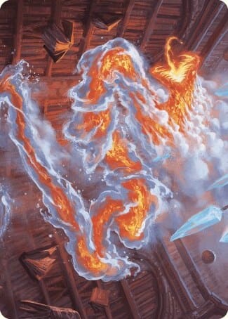 Scalding Viper Art Card [Wilds of Eldraine Art Series] MTG Single Magic: The Gathering  | Multizone: Comics And Games
