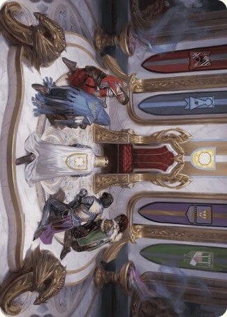 Throne of Eldraine Art Card [Wilds of Eldraine Art Series] MTG Single Magic: The Gathering  | Multizone: Comics And Games