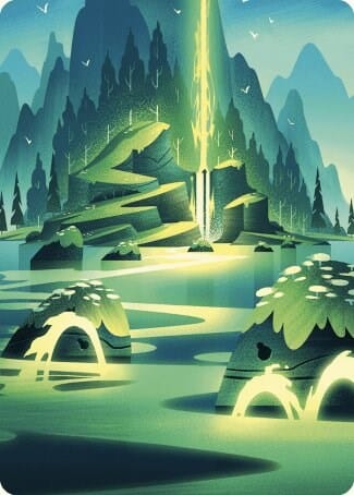 Leyline of Abundance Art Card [Wilds of Eldraine Art Series] MTG Single Magic: The Gathering  | Multizone: Comics And Games