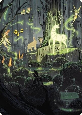 Primal Vigor Art Card [Wilds of Eldraine Art Series] MTG Single Magic: The Gathering  | Multizone: Comics And Games