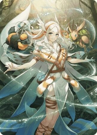 Greater Auramancy Anime Art Card [Wilds of Eldraine Art Series] MTG Single Magic: The Gathering  | Multizone: Comics And Games
