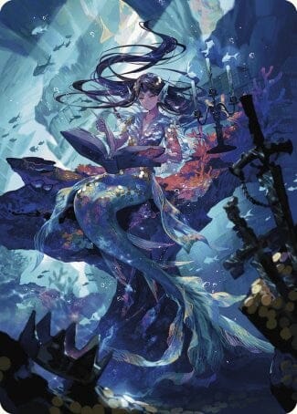 Rhystic Study Art Card [Wilds of Eldraine Art Series] MTG Single Magic: The Gathering  | Multizone: Comics And Games