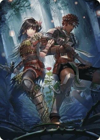 Defense of the Heart Art Card [Wilds of Eldraine Art Series] MTG Single Magic: The Gathering  | Multizone: Comics And Games