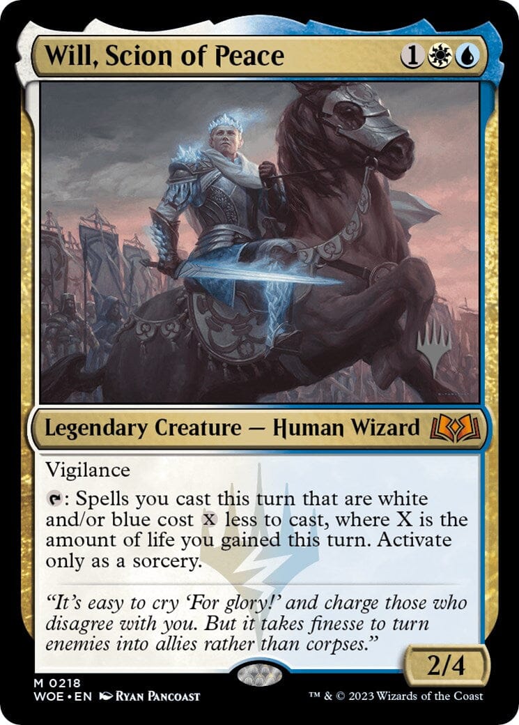 Will, Scion of Peace (Promo Pack) [Wilds of Eldraine Promos] MTG Single Magic: The Gathering  | Multizone: Comics And Games