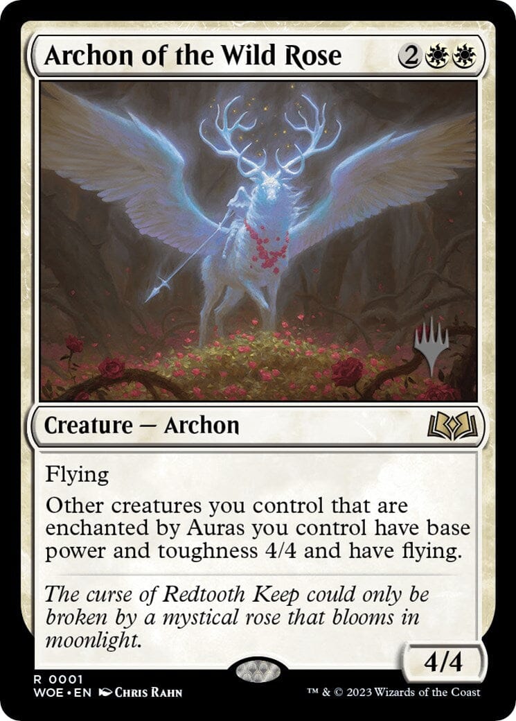 Archon of the Wild Rose (Promo Pack) [Wilds of Eldraine Promos] MTG Single Magic: The Gathering  | Multizone: Comics And Games