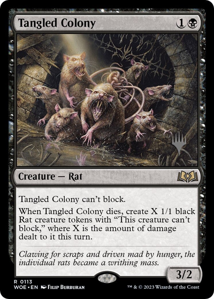 Tangled Colony (Promo Pack) [Wilds of Eldraine Promos] MTG Single Magic: The Gathering  | Multizone: Comics And Games