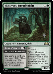 Mosswood Dreadknight // Dread Whispers (Promo Pack) [Wilds of Eldraine Promos] MTG Single Magic: The Gathering  | Multizone: Comics And Games