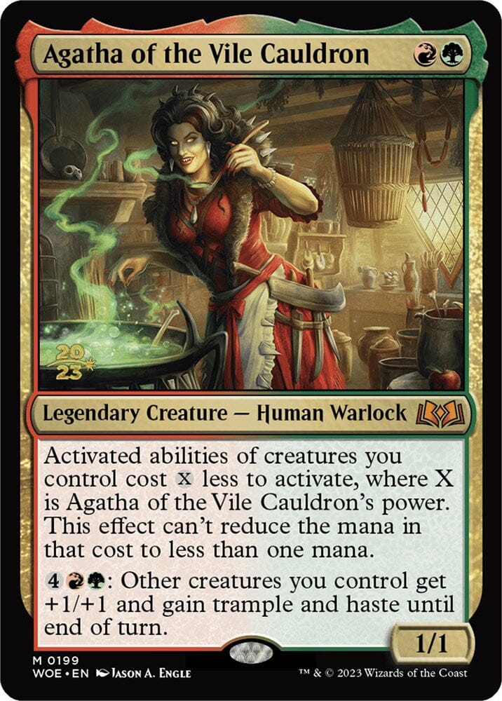 Agatha of the Vile Cauldron [Wilds of Eldraine Prerelease Promos] MTG Single Magic: The Gathering  | Multizone: Comics And Games