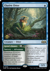 Elusive Otter // Grove's Bounty [Wilds of Eldraine Prerelease Promos] MTG Single Magic: The Gathering  | Multizone: Comics And Games