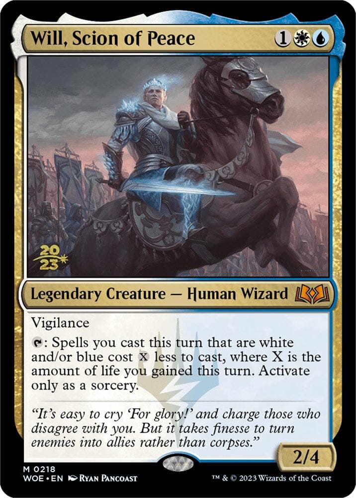 Will, Scion of Peace [Wilds of Eldraine Prerelease Promos] MTG Single Magic: The Gathering  | Multizone: Comics And Games