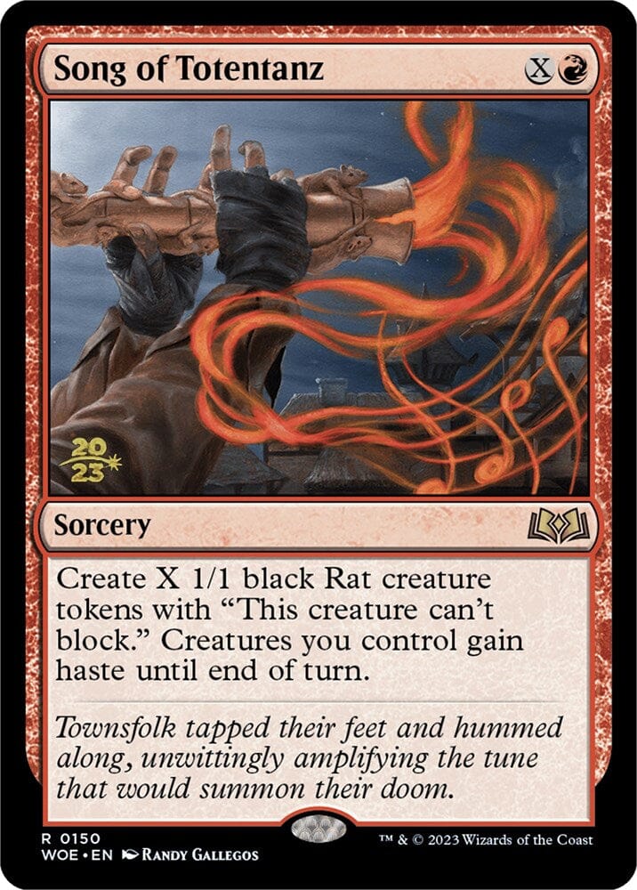 Song of Totentanz [Wilds of Eldraine Prerelease Promos] MTG Single Magic: The Gathering  | Multizone: Comics And Games
