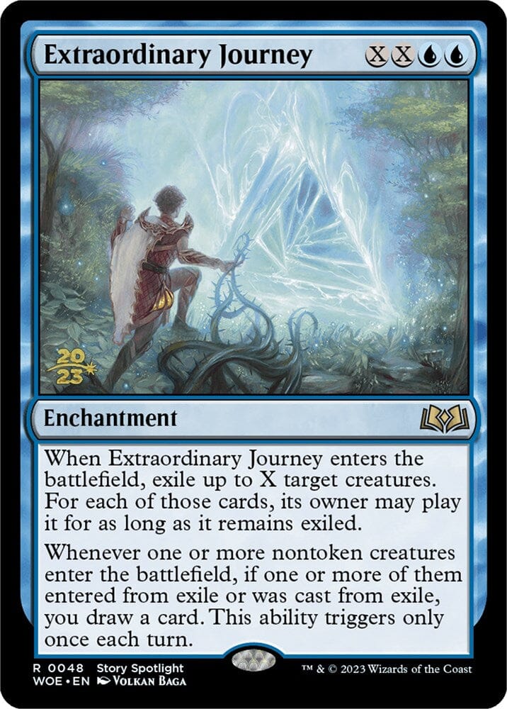 Extraordinary Journey [Wilds of Eldraine Prerelease Promos] MTG Single Magic: The Gathering  | Multizone: Comics And Games