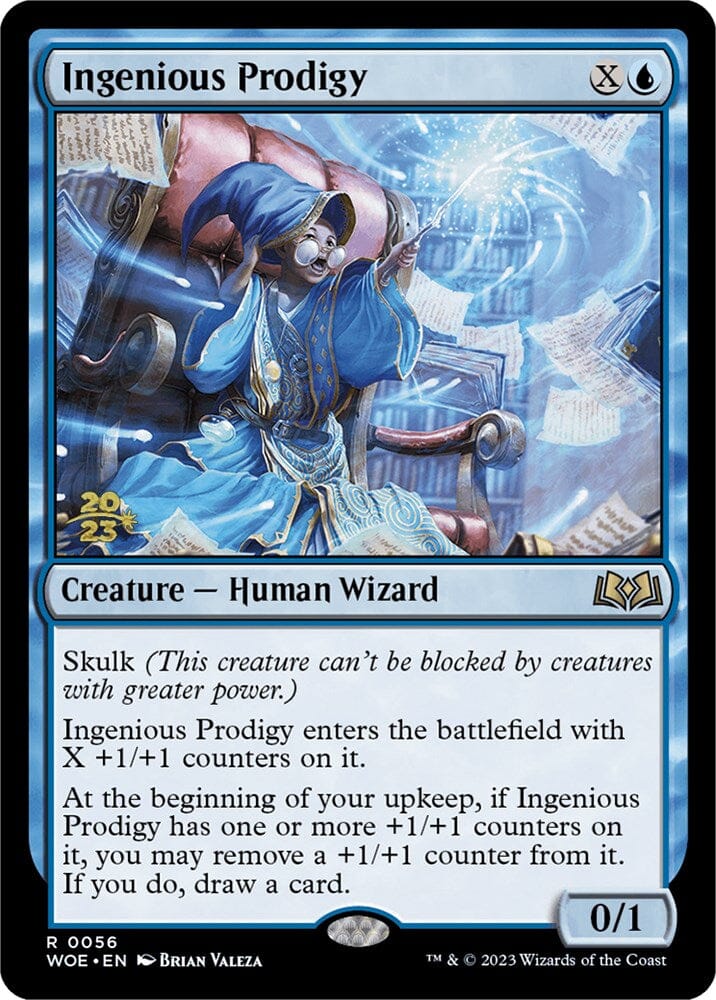 Ingenious Prodigy [Wilds of Eldraine Prerelease Promos] MTG Single Magic: The Gathering  | Multizone: Comics And Games
