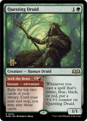 Questing Druid // Seek the Beast [Wilds of Eldraine Prerelease Promos] MTG Single Magic: The Gathering  | Multizone: Comics And Games