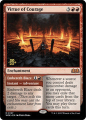 Virtue of Courage // Embereth Blaze [Wilds of Eldraine Prerelease Promos] MTG Single Magic: The Gathering  | Multizone: Comics And Games