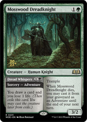 Mosswood Dreadknight // Dread Whispers [Wilds of Eldraine Prerelease Promos] MTG Single Magic: The Gathering  | Multizone: Comics And Games