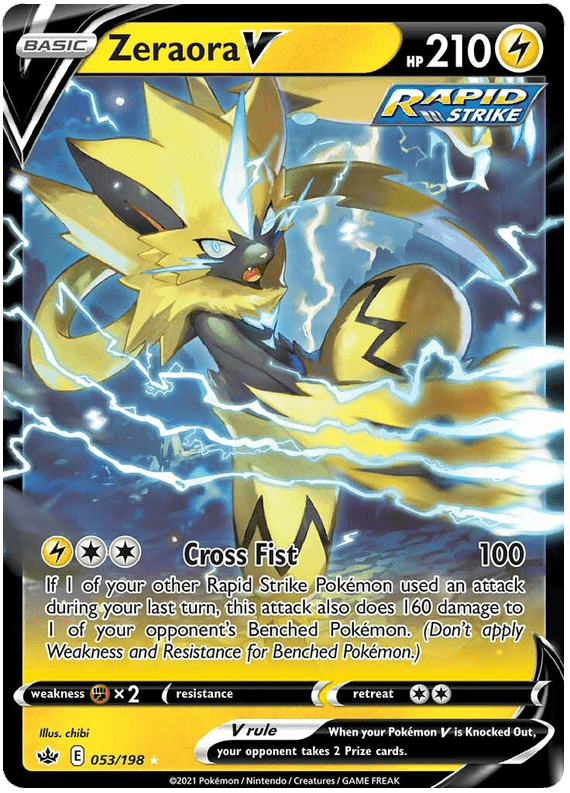 Zeraora V (053/198) [Sword & Shield: Chilling Reign] Pokemon Single Pokémon  | Multizone: Comics And Games