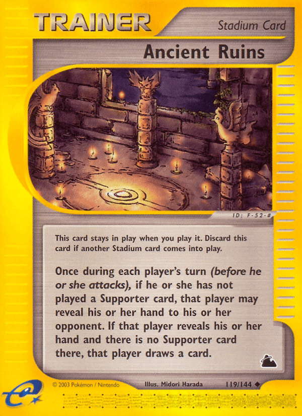 Ancient Ruins (119/144) [Skyridge] Pokemon Single Pokémon  | Multizone: Comics And Games