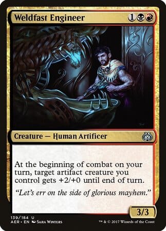 Weldfast Engineer [Aether Revolt] MTG Single Magic: The Gathering  | Multizone: Comics And Games